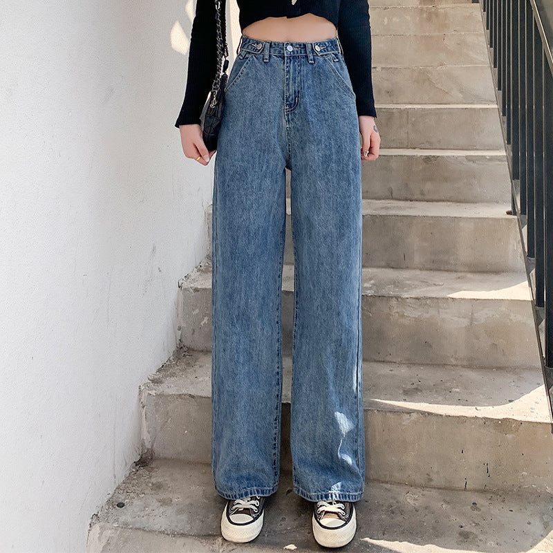 High-Waist Wide Leg Jeans