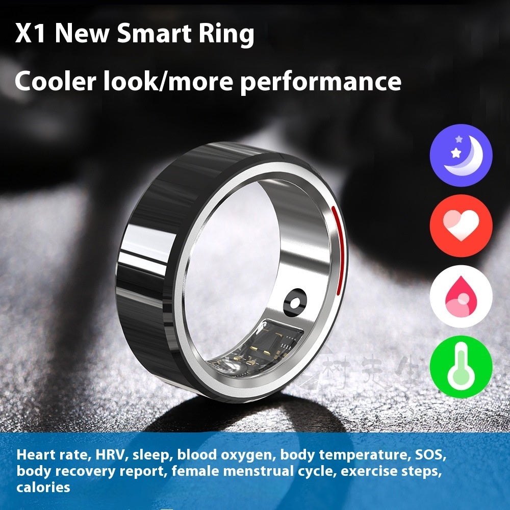 X1Plus Smart Ring | Bluetooth Health & Sleep Tracking Sports Ring