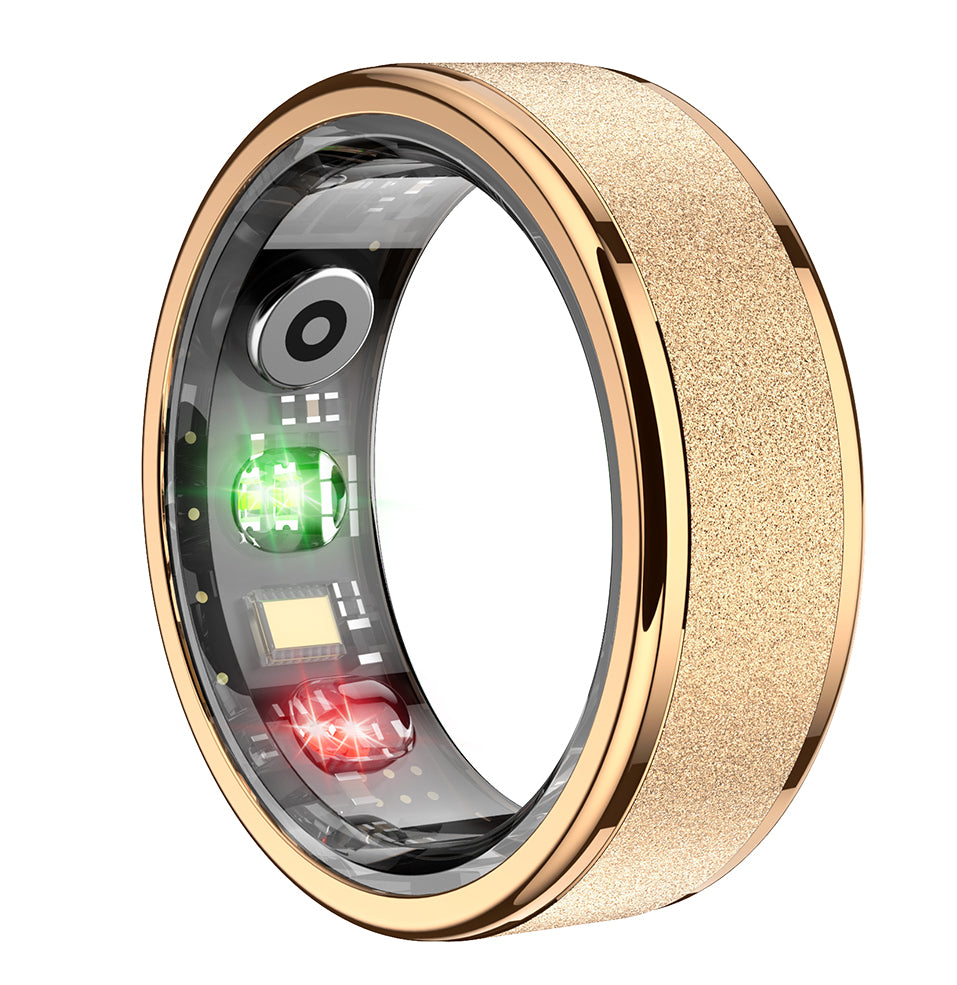 Smart Health Tracking Ring with Charging Case