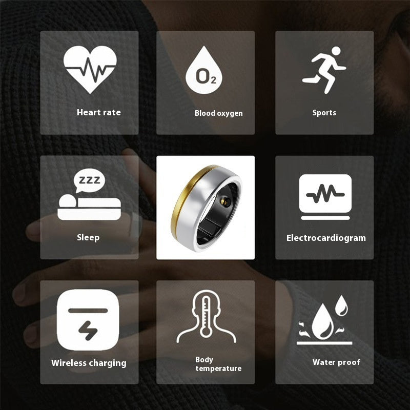 X5 Waterproof ECG Smart Ring