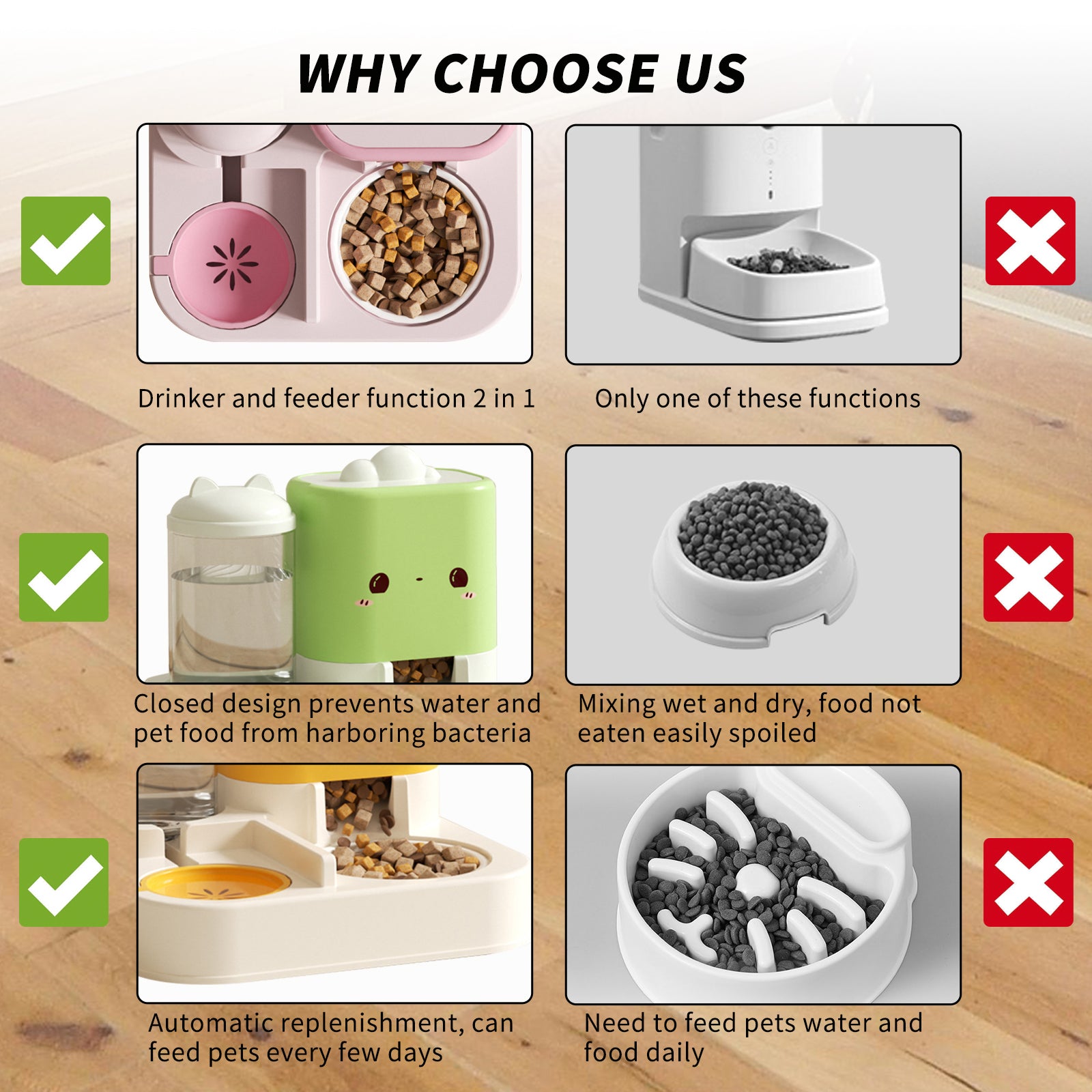 Cartoon Cloud Cat Ear Pet Bowl