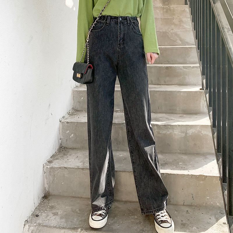 High-Waist Wide Leg Jeans