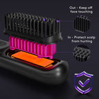 2-in-1 Cordless Hair Straightener Brush