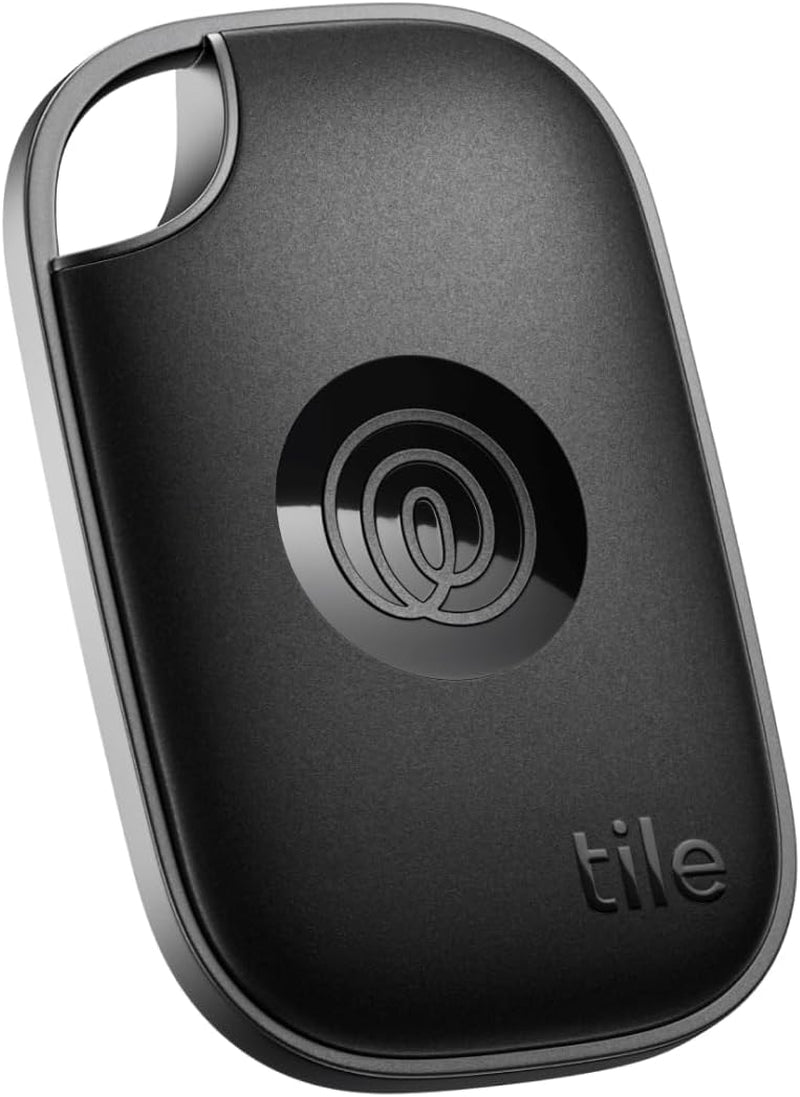 Tile by Life360 Pro - Powerful Bluetooth Tracker, Key Finder and Item Locator for Keys Bags, and More, Both Ios and Android Compatible, Phone Finder. Pack of 2 (Black/White)