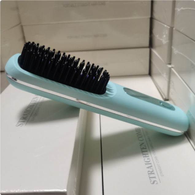 2-in-1 Cordless Hair Straightener Brush