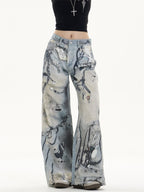 Women’s Multi-Pocket Wide Leg Jeans