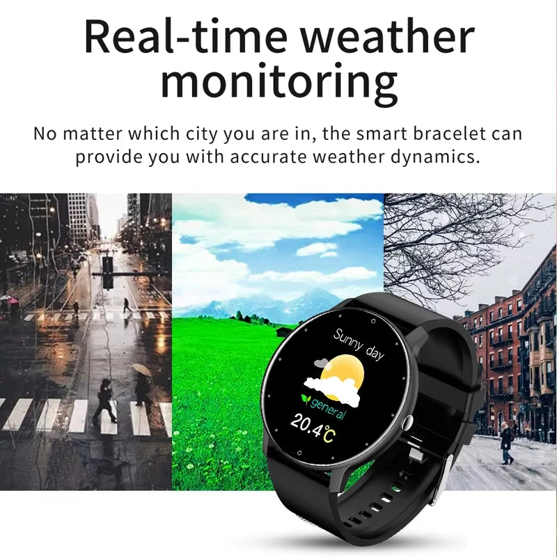 2026 Smart Watch Women Men Ladies Gift Sport Fitness Men Watches Heart Rate Monitor Waterproof Smartwatch for Android IOS